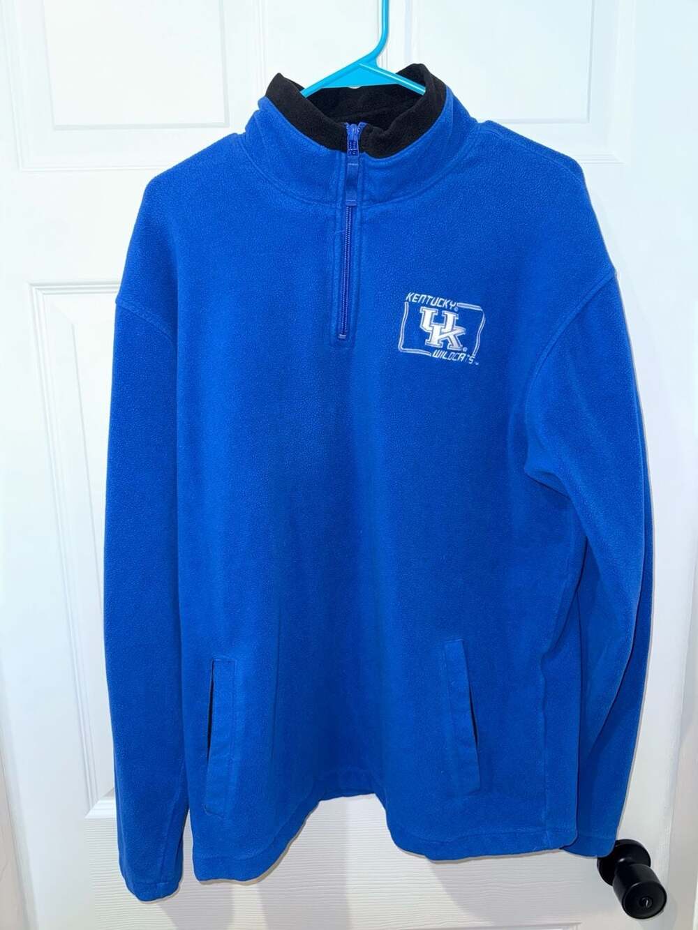 Vintage Columbia Kentucky Wildcats Men's 1/4 Zip Fleece Pullover